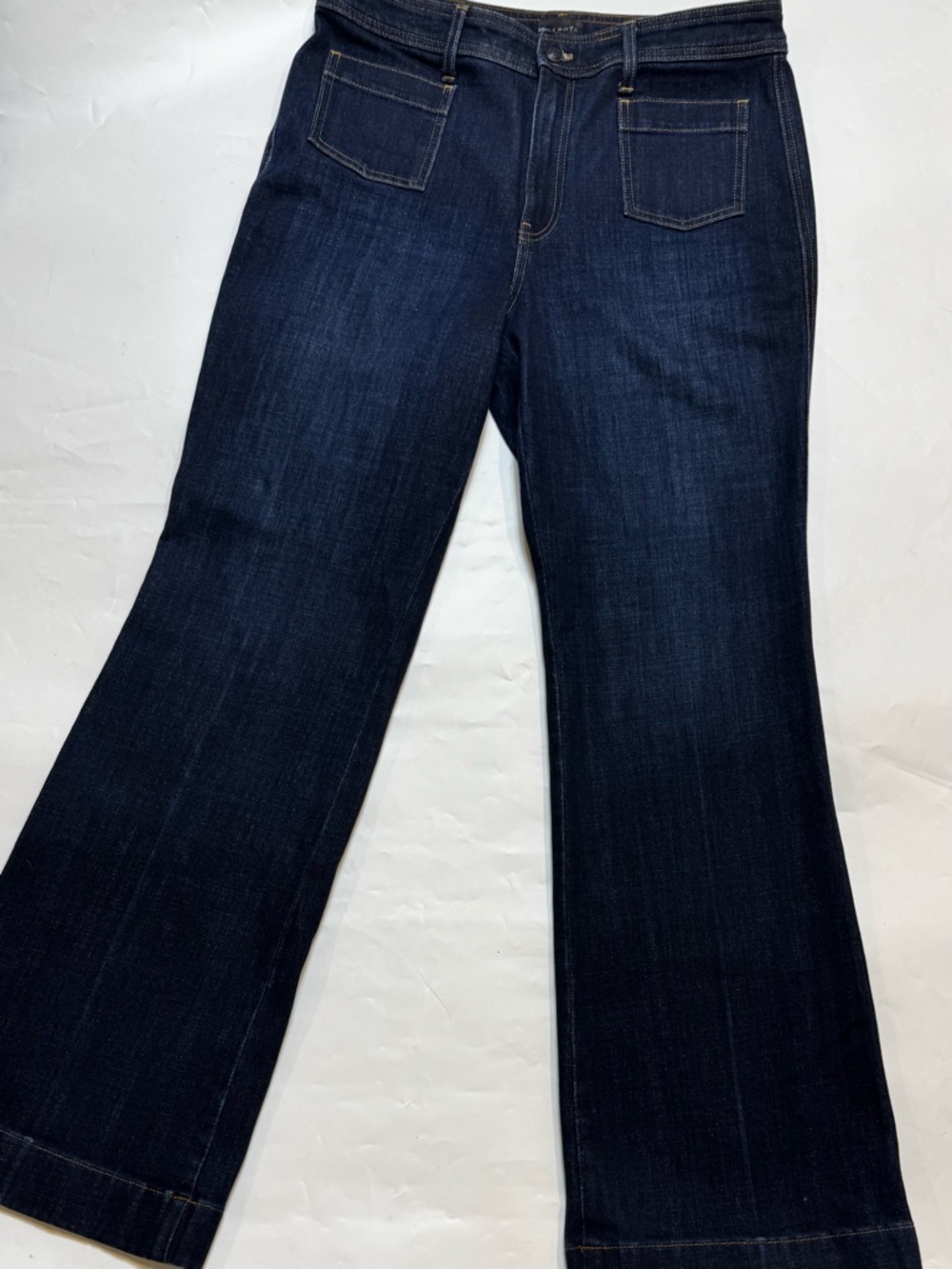 Talbots Flare Jeans Womens 12 High Waist  Alice  Wash